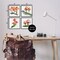 Stupell Industries Red Spotted Mushrooms 4 pc Framed Giclee Wall Art Set Design by Alexandria Gilbert Kincaid